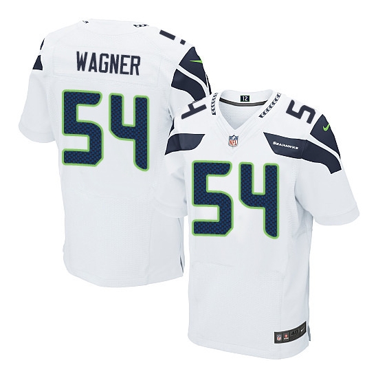 Bobby Wagner Elite White Jersey - Bobby Wagner Authentic Jersey