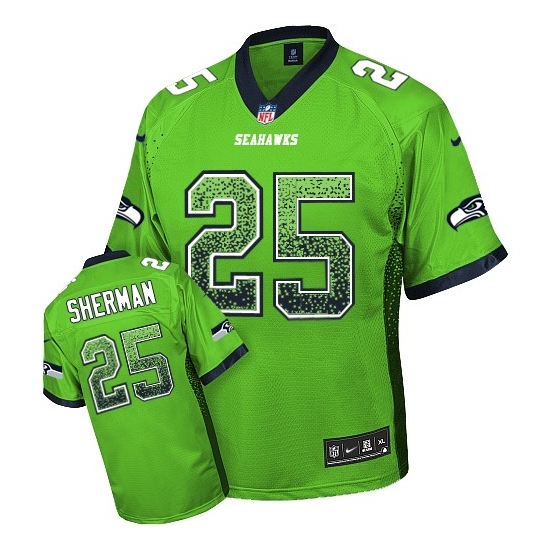 green richard sherman jersey