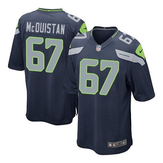 Youth Nike Seattle Seahawks 67 Paul McQuistan Limited Steel Blue Team Color Jersey