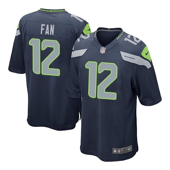 Youth Nike Seattle Seahawks 12th Fan Elite Steel Blue Team Color Jersey